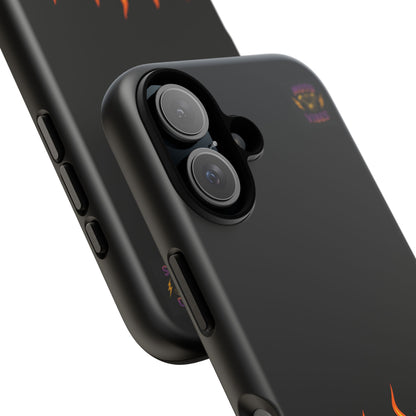 Moto Vibes Phone Case, Tough Phone Cover, Motorcycle Lover Gift, Biker Accessories, Flames Design, Cool Phone Protector