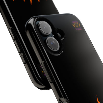 Moto Vibes Phone Case, Tough Phone Cover, Motorcycle Lover Gift, Biker Accessories, Flames Design, Cool Phone Protector