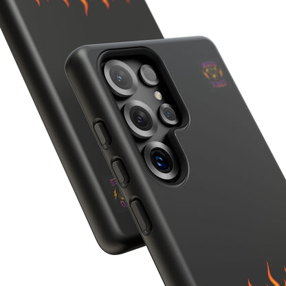 Moto Vibes Phone Case, Tough Phone Cover, Motorcycle Lover Gift, Biker Accessories, Flames Design, Cool Phone Protector