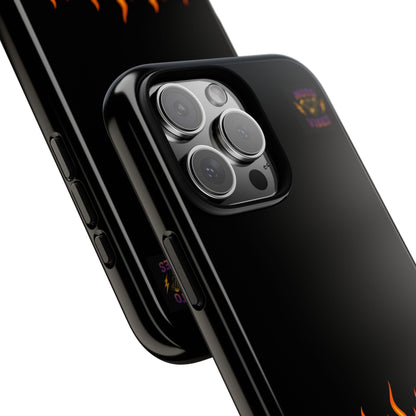 Moto Vibes Phone Case, Tough Phone Cover, Motorcycle Lover Gift, Biker Accessories, Flames Design, Cool Phone Protector